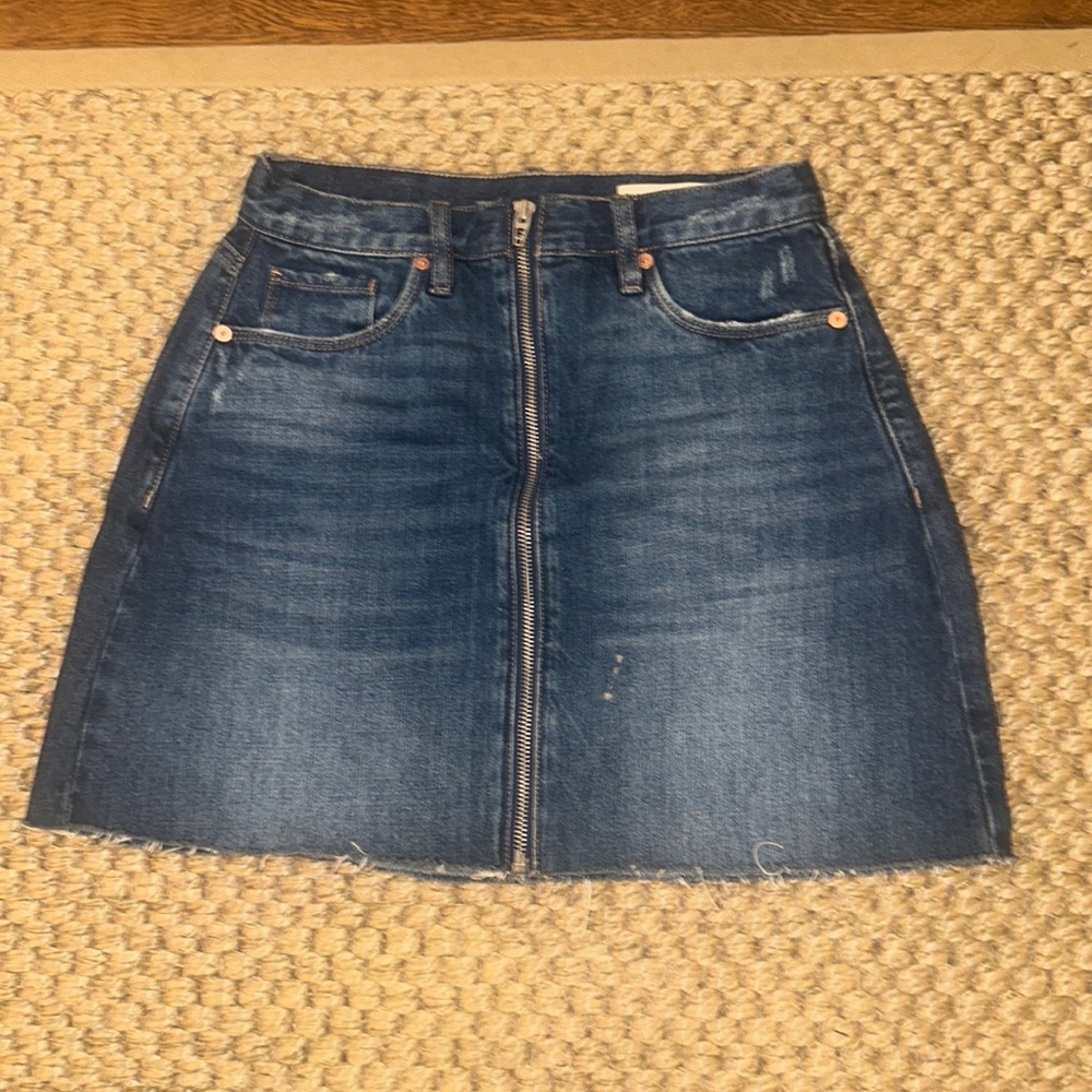 BLANKNYC Zippered Jean Skirt size 25